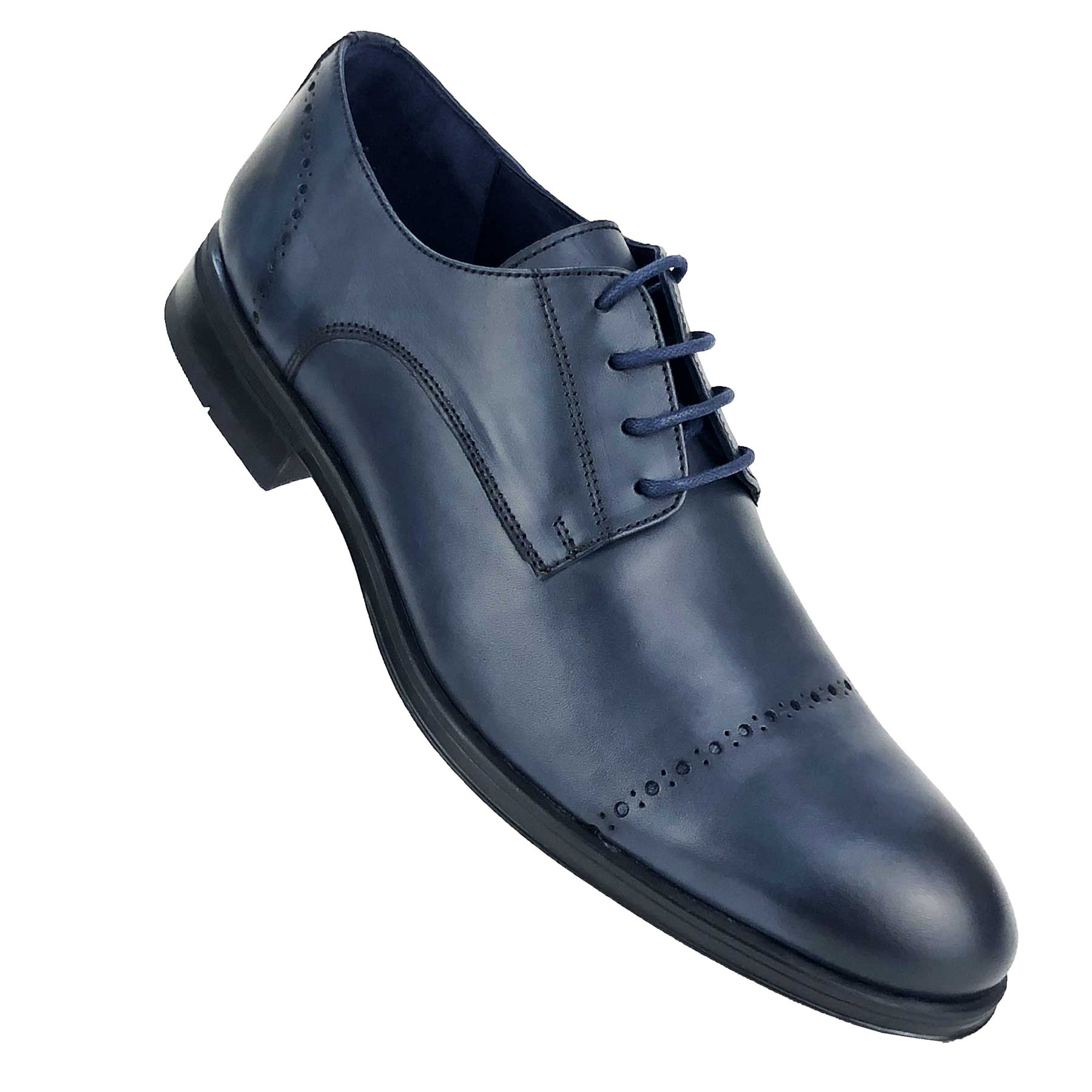 Chaussure cuir clearance bleu