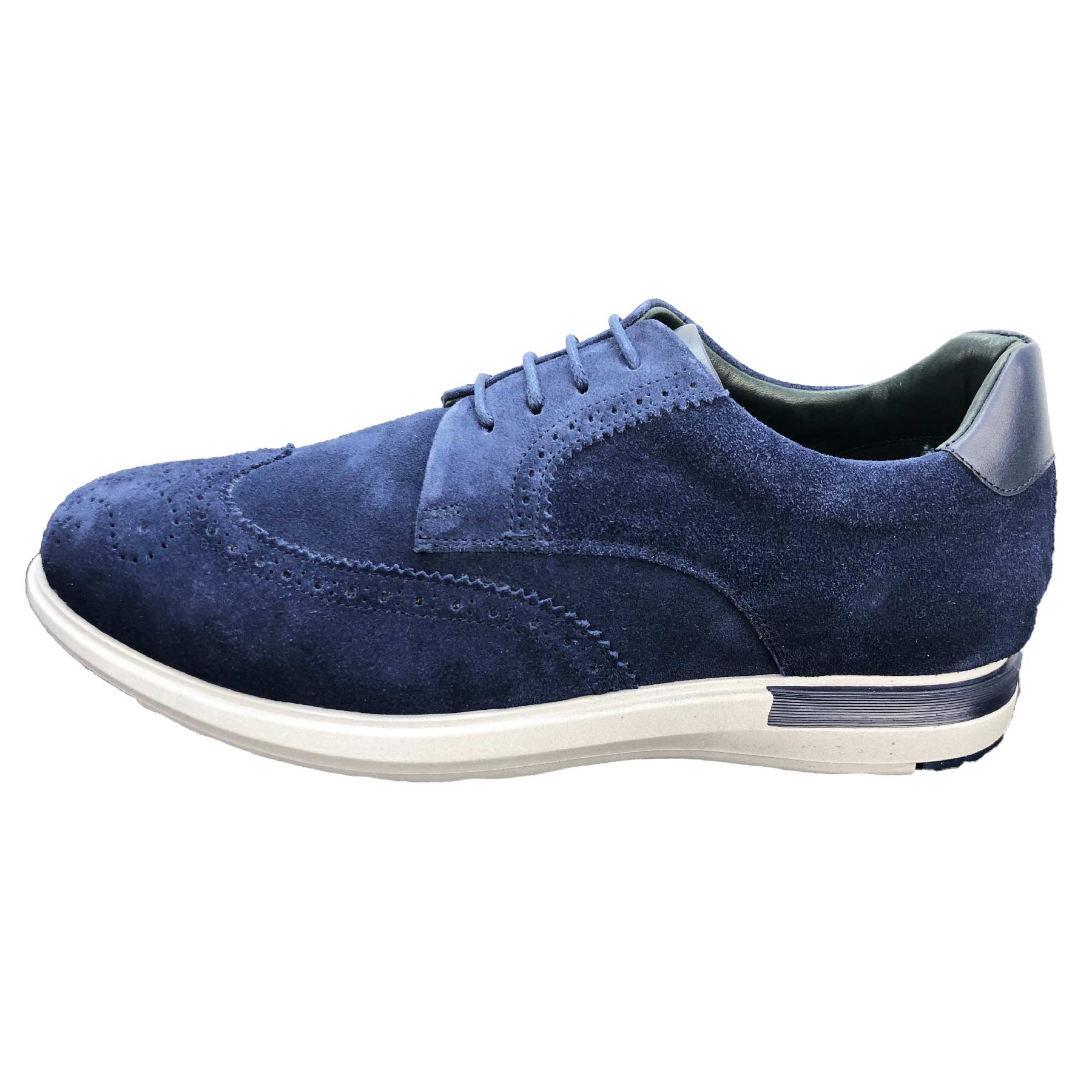 Chaussure Daim bleu Chaussure Homme Classe Maroc DELUXE